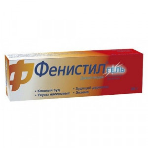 ФЕНИСТИЛ 0,1% 50Г. №1 ГЕЛЬ Д/НАРУЖ.ПРИМ. ТУБА