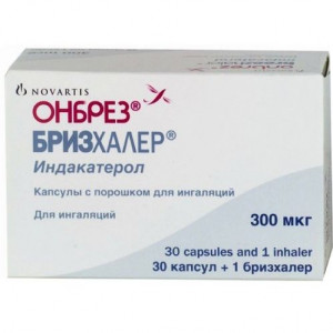 ОНБРЕЗ БРИЗХАЛЕР 300МКГ. №30 КАПС. Д/ИНГ. +УСТР-ВО Д/ИНГ. /НОВАРТИС/ ОНБРЕЗ БРИЗХАЛЕР 300МКГ. №30 КАПС. Д/ИНГ. +УСТР-ВО Д/ИНГ. /НОВАРТИС/