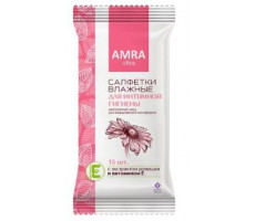 АМРА САЛФЕТКИ ВЛАЖН. Д/ИНТИМ. ГИГИЕНЫ РОМАШКА №15 [AMRA]
