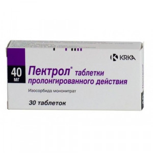 ПЕКТРОЛ 40МГ. №30 ТАБ.ПРОЛОНГ. П/П/О /KRKA/ ПЕКТРОЛ 40МГ. №30 ТАБ.ПРОЛОНГ. П/П/О /KRKA/