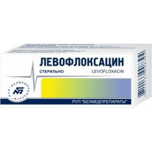 ЛЕВОФЛОКСАЦИН 0,5% 5МЛ. №1 ГЛ.КАПЛИ ФЛ./КАП. /БЕЛМЕДПРЕПАРАТЫ/ ЛЕВОФЛОКСАЦИН 0,5% 5МЛ. №1 ГЛ.КАПЛИ ФЛ./КАП. /БЕЛМЕДПРЕПАРАТЫ/