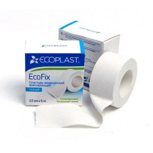 ЭКОПЛАСТ ПЛАСТЫРЬ 2,5СМХ5М МЕД. ФИКС. ТКАН. ЭКОФИКС [ECOPLAST]