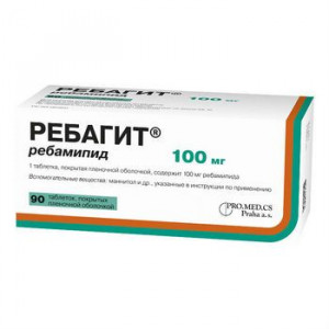 РЕБАГИТ 100МГ. №90 ТАБ. П/П/О РЕБАГИТ 100МГ. №90 ТАБ. П/П/О