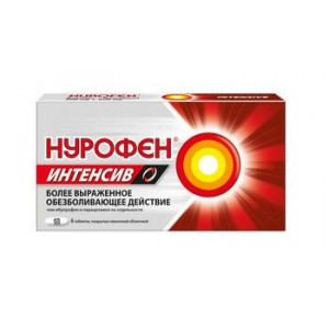 НУРОФЕН ИНТЕНСИВ 200МГ.+500МГ. №6 ТАБ. П/П/О НУРОФЕН ИНТЕНСИВ 200МГ.+500МГ. №6 ТАБ. П/П/О