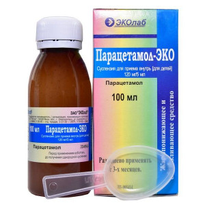 ПАРАЦЕТАМОЛ-ЭКОЛАБ 120МГ/5МЛ. 100МЛ. №1 СУСП. Д/ПРИЕМА ВНУТРЬ ДЕТ. ФЛ. +МЕРН.ЛОЖКА/СТАКАН/ШПРИЦ /ЭКОЛАБ/ ПАРАЦЕТАМОЛ-ЭКОЛАБ 120МГ/5МЛ. 100МЛ. №1 СУСП. Д/ПРИЕМА ВНУТРЬ ДЕТ. ФЛ. +МЕРН.ЛОЖКА/СТАКАН/ШПРИЦ /ЭКОЛАБ/
