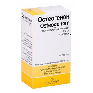 ОСТЕОГЕНОН 830МГ. №40 ТАБ. П/О ОСТЕОГЕНОН 830МГ. №40 ТАБ. П/О