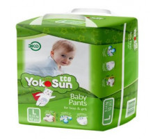 ЙОКОСАН ПОДГУЗНИКИ-ТРУСИКИ ЭКО 9-14КГ. Р.L №12 [YOKOSUN]