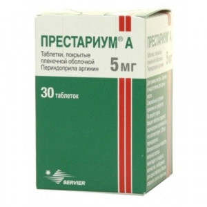 ПРЕСТАРИУМ А 5МГ. №30 ТАБ. П/П/О /СЕРВЬЕ/ ПРЕСТАРИУМ А 5МГ. №30 ТАБ. П/П/О /СЕРВЬЕ/