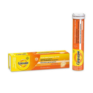 СУПРАДИН АКТИВ МУЛЬТИВИТАМИНЫ+КОЭНЗМ Q10 №15 ШИП.ТАБ.