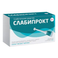 СЛАБИПРОКТ 9МГ/МЛ.+90МГ/МЛ.+625МГ/МЛ. 5МЛ. №12 Р-Р РЕКТ. МИКРОКЛИЗМЫ
