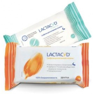 ЛАКТАЦИД ФАРМА САЛФЕТКИ Д/ИНТИМ. ГИГИЕНЫ ТИМЬЯН №8 [LACTACYD]