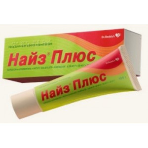 НАЙЗ ПЛЮС 0,25МГ/Г.+50МГ/Г.+100МГ/Г.+10МГ/Г. 50Г. №1 ГЕЛЬ Д/НАРУЖ.ПРИМ. ТУБА НАЙЗ ПЛЮС 0,25МГ/Г.+50МГ/Г.+100МГ/Г.+10МГ/Г. 50Г. №1 ГЕЛЬ Д/НАРУЖ.ПРИМ. ТУБА