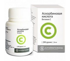 АСКОРБИНОВАЯ К-ТА 50МГ. №200 ДРАЖЕ /АЛТАЙВИТАМИНЫ/