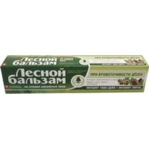 ЛЕСНОЙ БАЛЬЗАМ ЗУБ.ПАСТА КОРА ДУБА+ПИХТА 75МЛ.